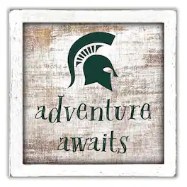 Fan Creations - Michigan State Spartans 14'' x 13'' Adventure Awaits Money Box - Multicolor