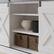 Alt View 5. ChaletPosh - Vintage-Inspired TV Stand Console with Sliding Barn Doors, White - White.