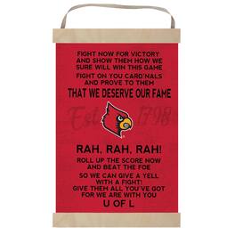 Jardine - Louisville Cardinals Fight Song Banner Sign - Red