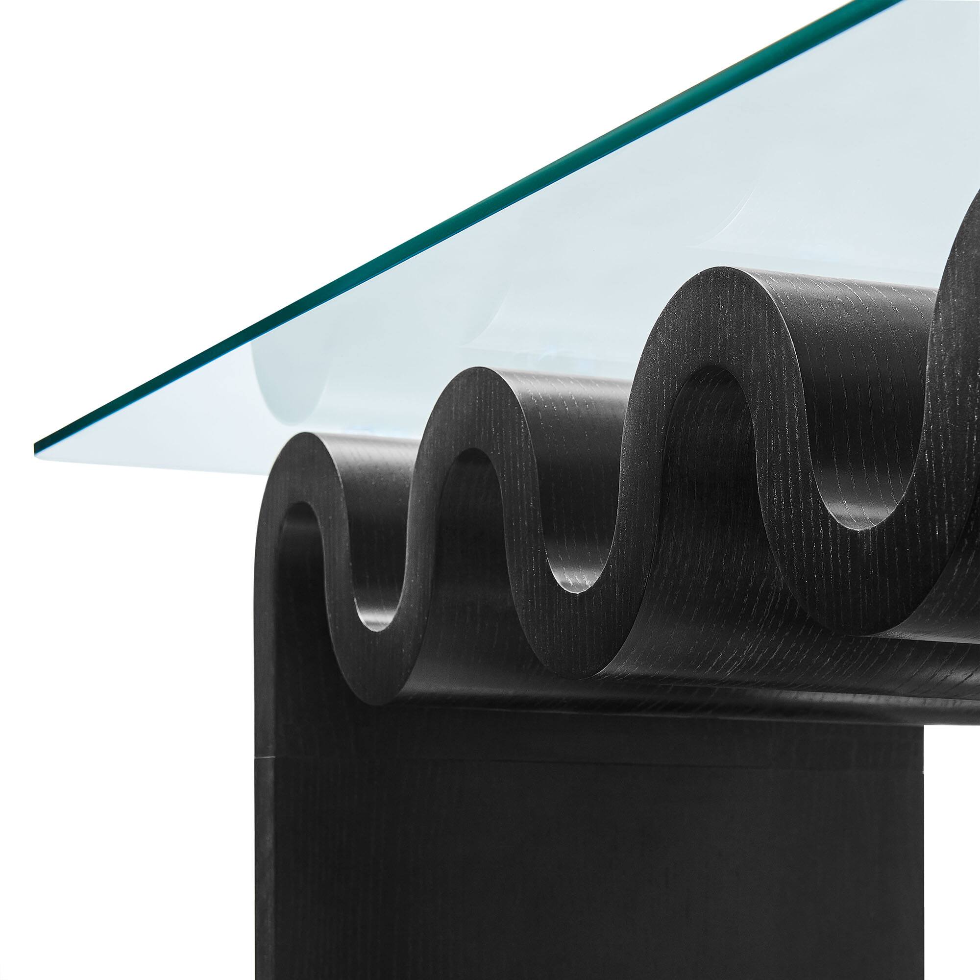 Alt View 6. Modway - Ondine Glass Top Coffee Table by Modway - Black.