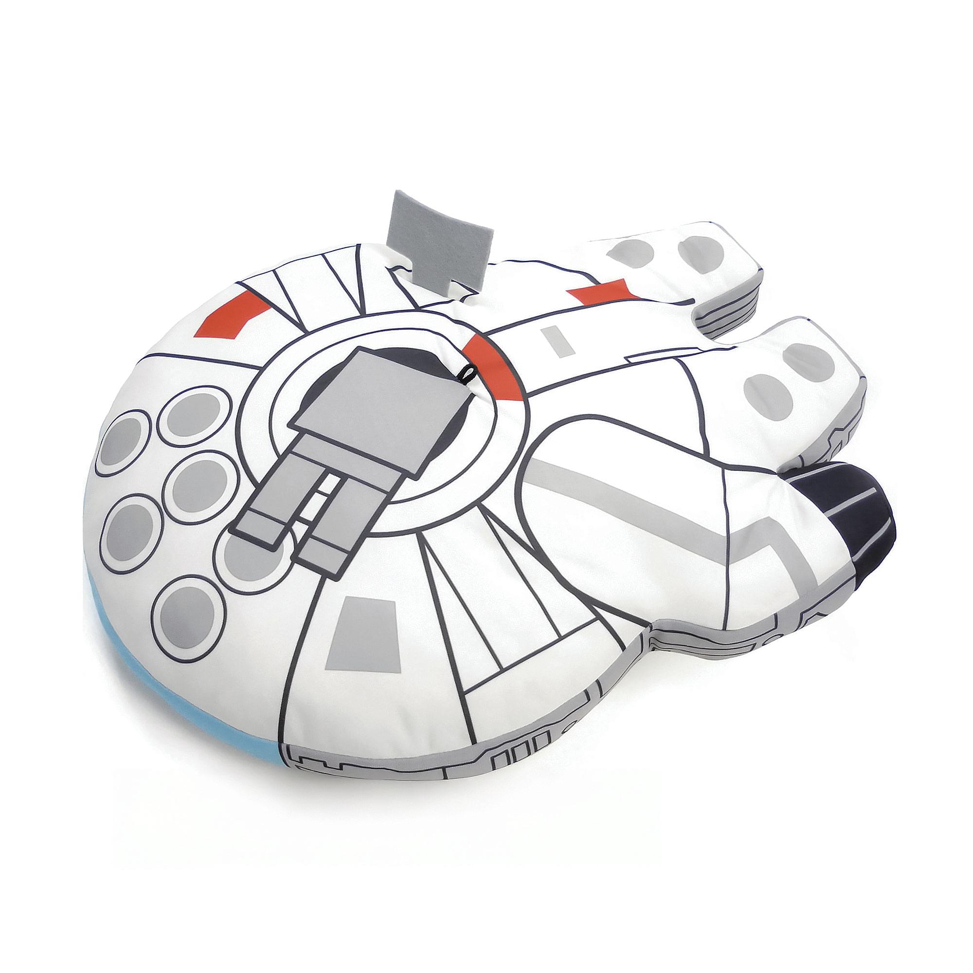 Front. Star Wars - Star Wars 12" Plush Vehicle: Millennium Falcon - Grey.