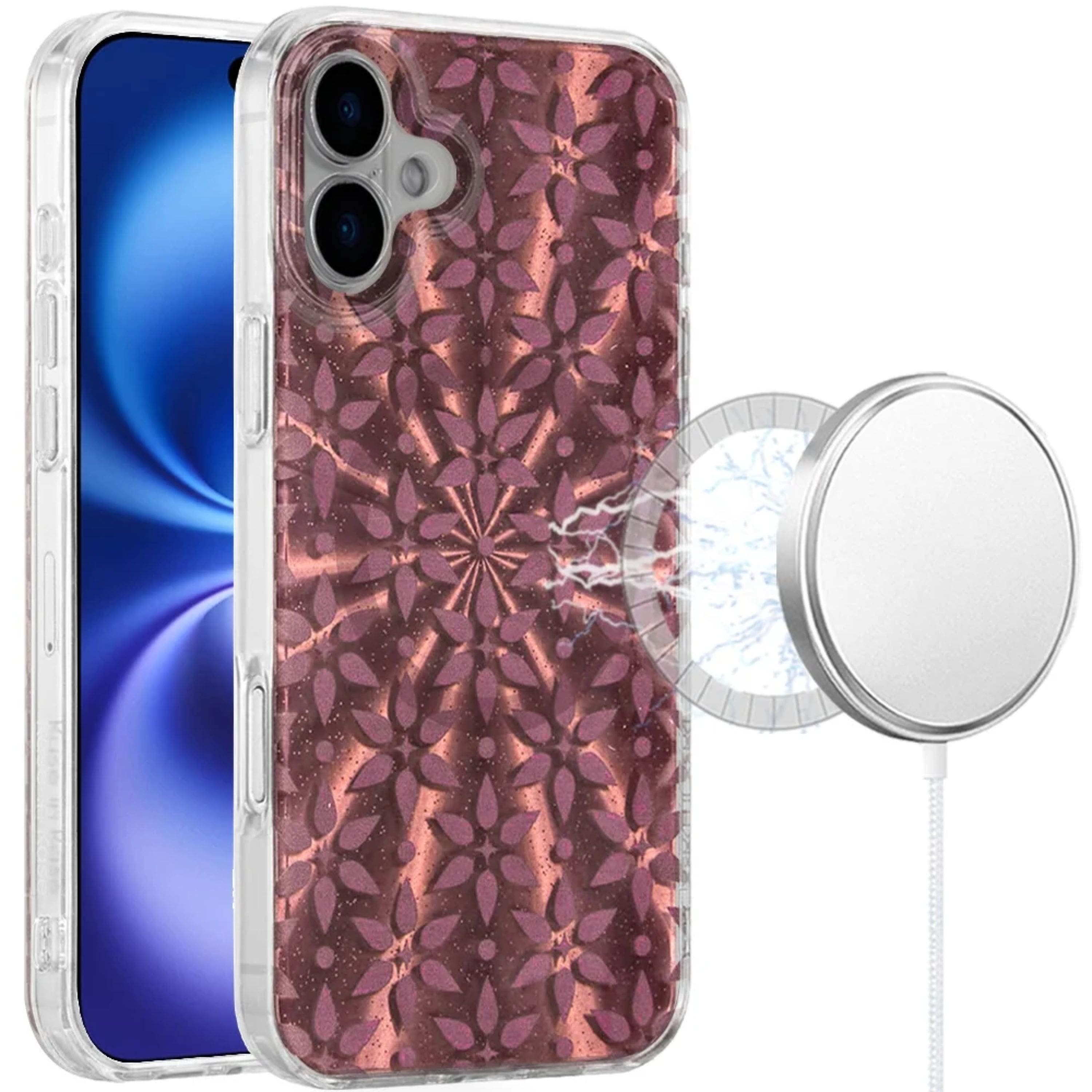 Kitcheniva - Dual Layer With Magnetic Circle Cover Plus Tempered Glass For iPhone 17 N - Multicolor price history on PriceWatchPro