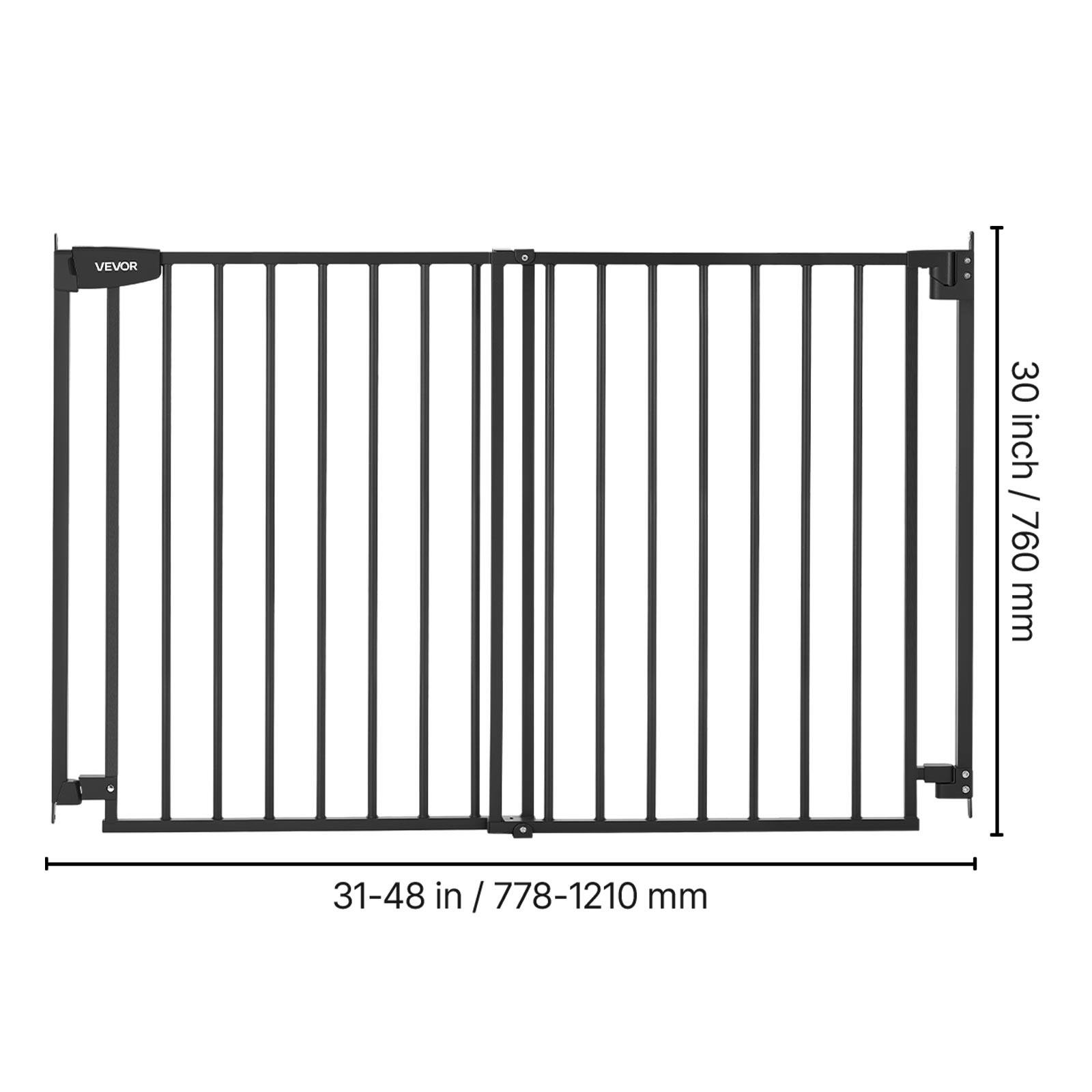 VEVOR 30 inch / 760 mm  
31-48 in / 778-1210 mm