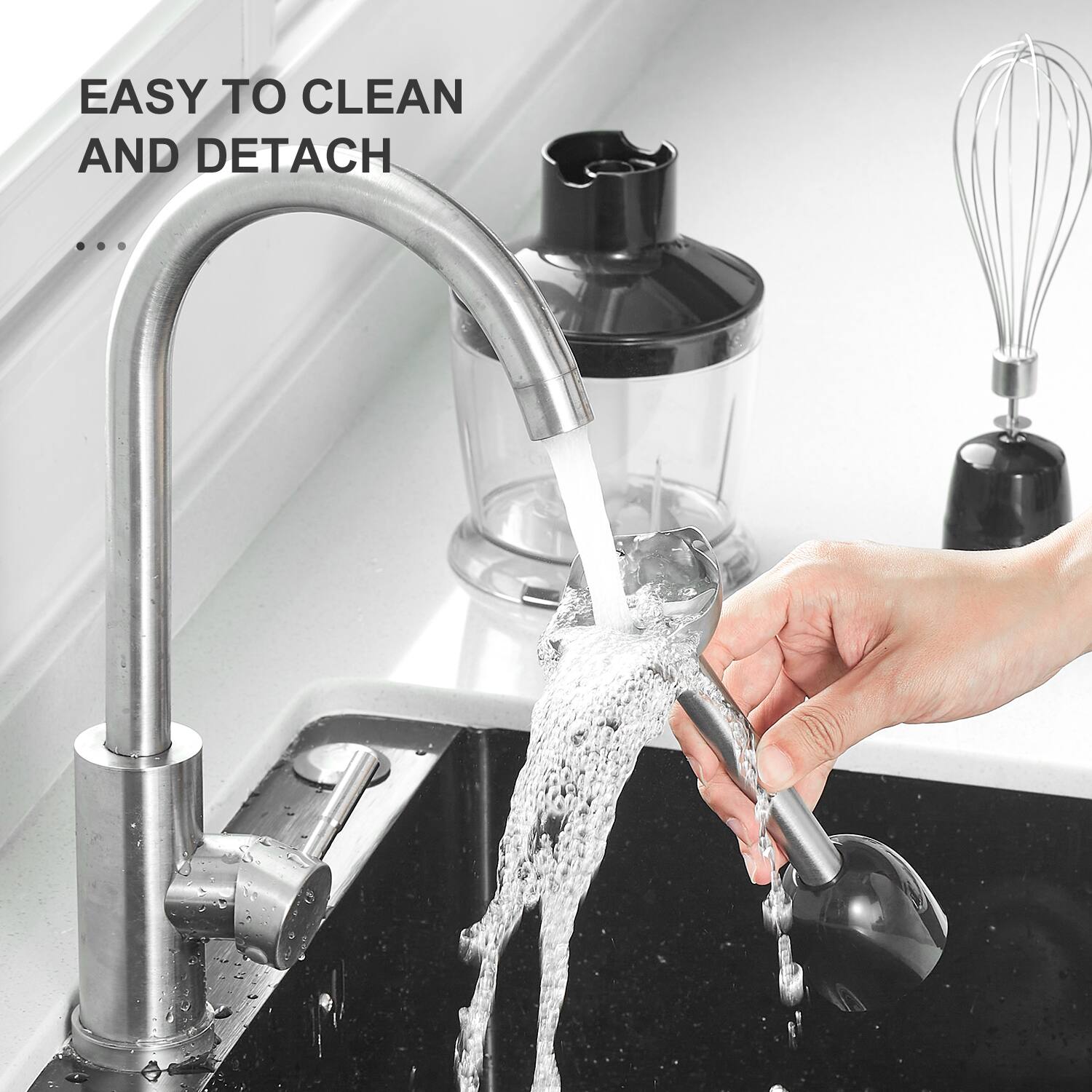 EASY TO CLEAN AND DETACH