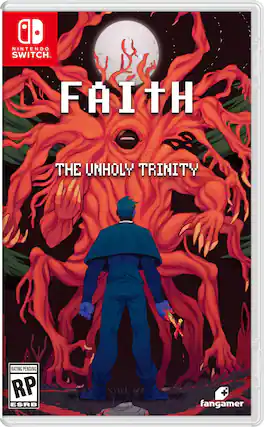 B Nintendo Switch. Faith: The Unholy Trinity. Shin'en Rating Pending. RP ESRB. Fangamer. - T (Teen 13+)