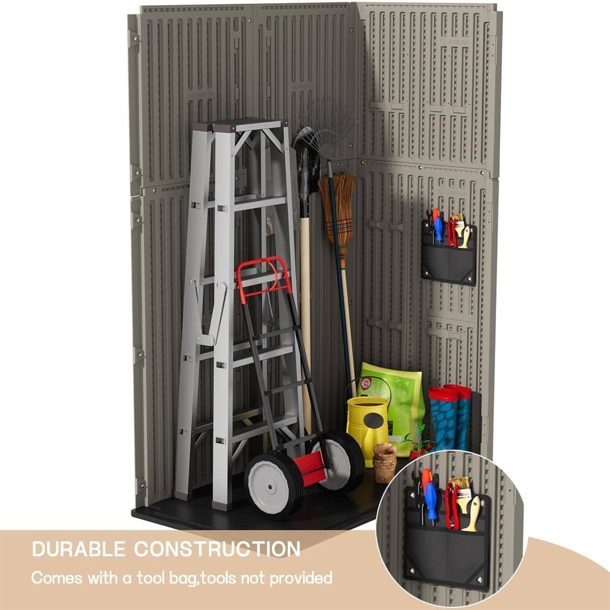 DURABLE CONSTRUCTION  
Comes with a tool bag, tools not provided