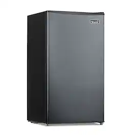 NewAir - Compact Mini Fridge with Freezer, 3.3 Cu. Ft - Gray