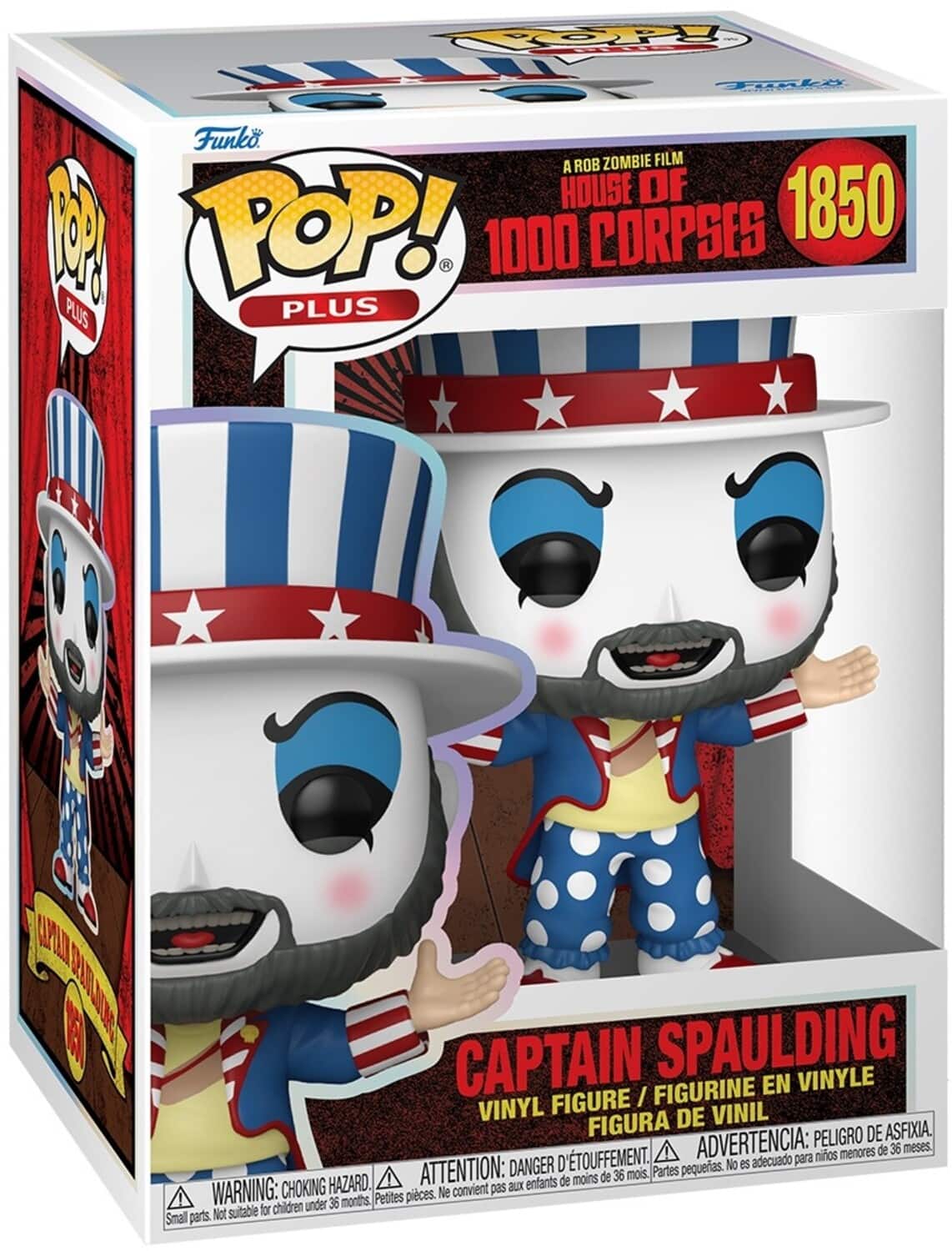 Funko Pop! House of 1000 Corpses: Captain Spaulding Plus