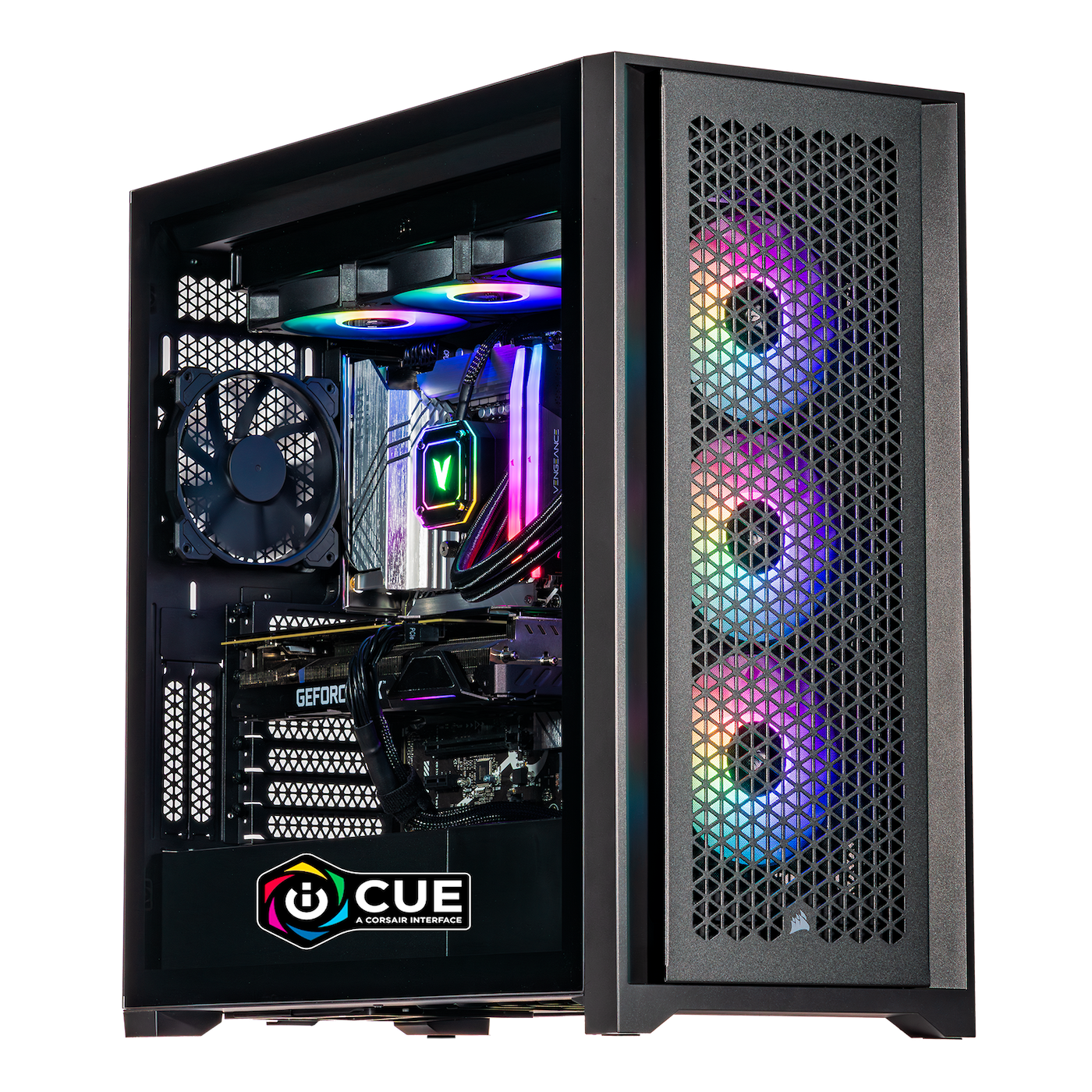 Velztorm - iCUE Certified Aciex Desktop PC (i9-13900K, 32GB, 1TB SSD, GeForce RTX 5080, WiFi 6, Bluetooth 5.2, Win 11 Home) - Black