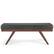 Alt View 11. Simpli Home - Chanelle Mid Century Ottoman Bench - Distressed Black.