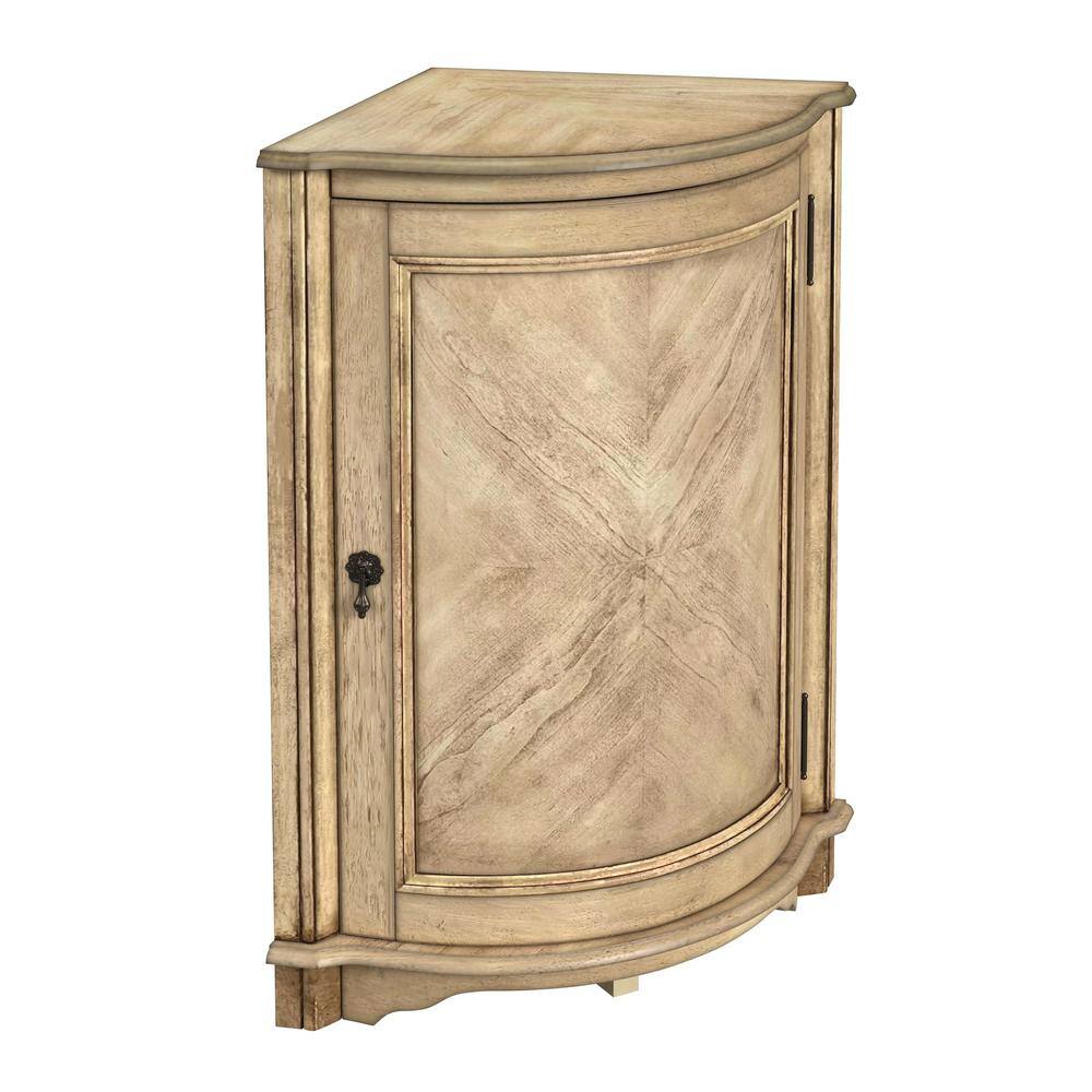 Back. Butler Specialty - Durham Corner Cabinet - Beige.