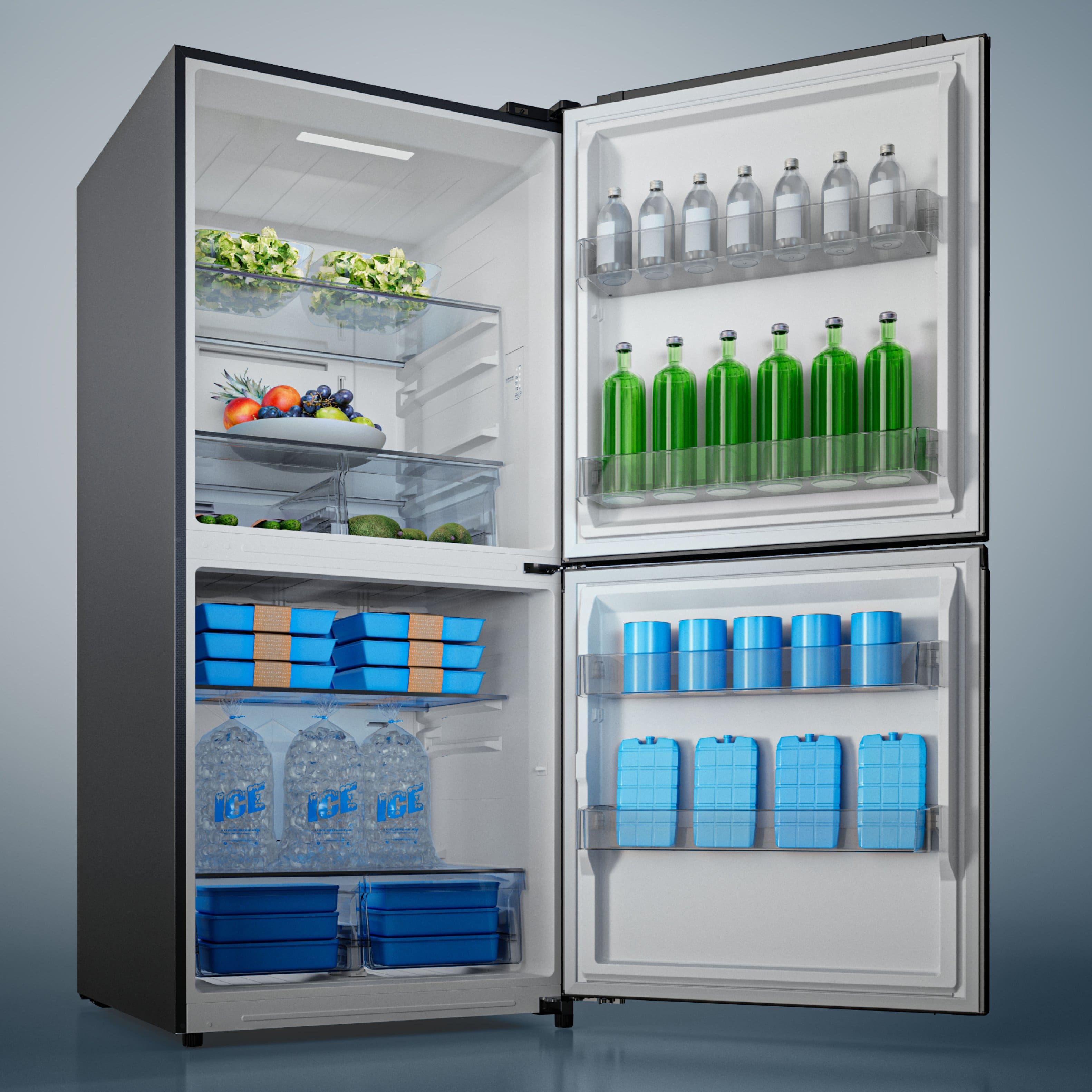 Midea 20 cu. ft. 50/50 Flex™ 3 in 1 Garage Ready Frost Free