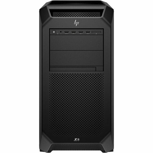 Front. HP - HP Z8 G5 Workstation - Xeon Silver 4514Y - 64 GB - 1 TB SSD - Tower - Black - Smart Buy - Intel C741 Chip - Windows 11 - Black.