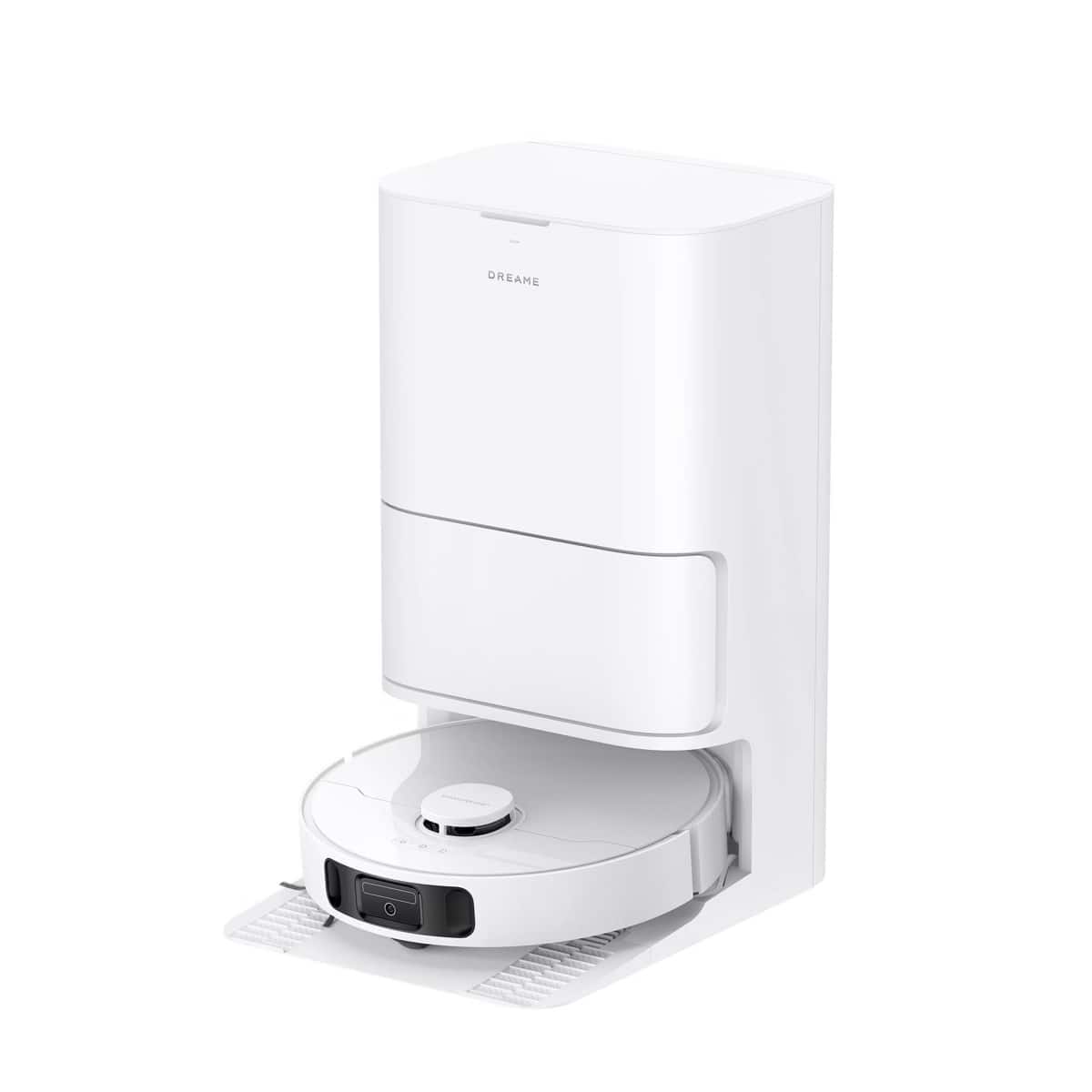 Dreame - E30 Ultra Robot Vacuum and Mop with Self-Empty Base, Smart App & Voice Control - White