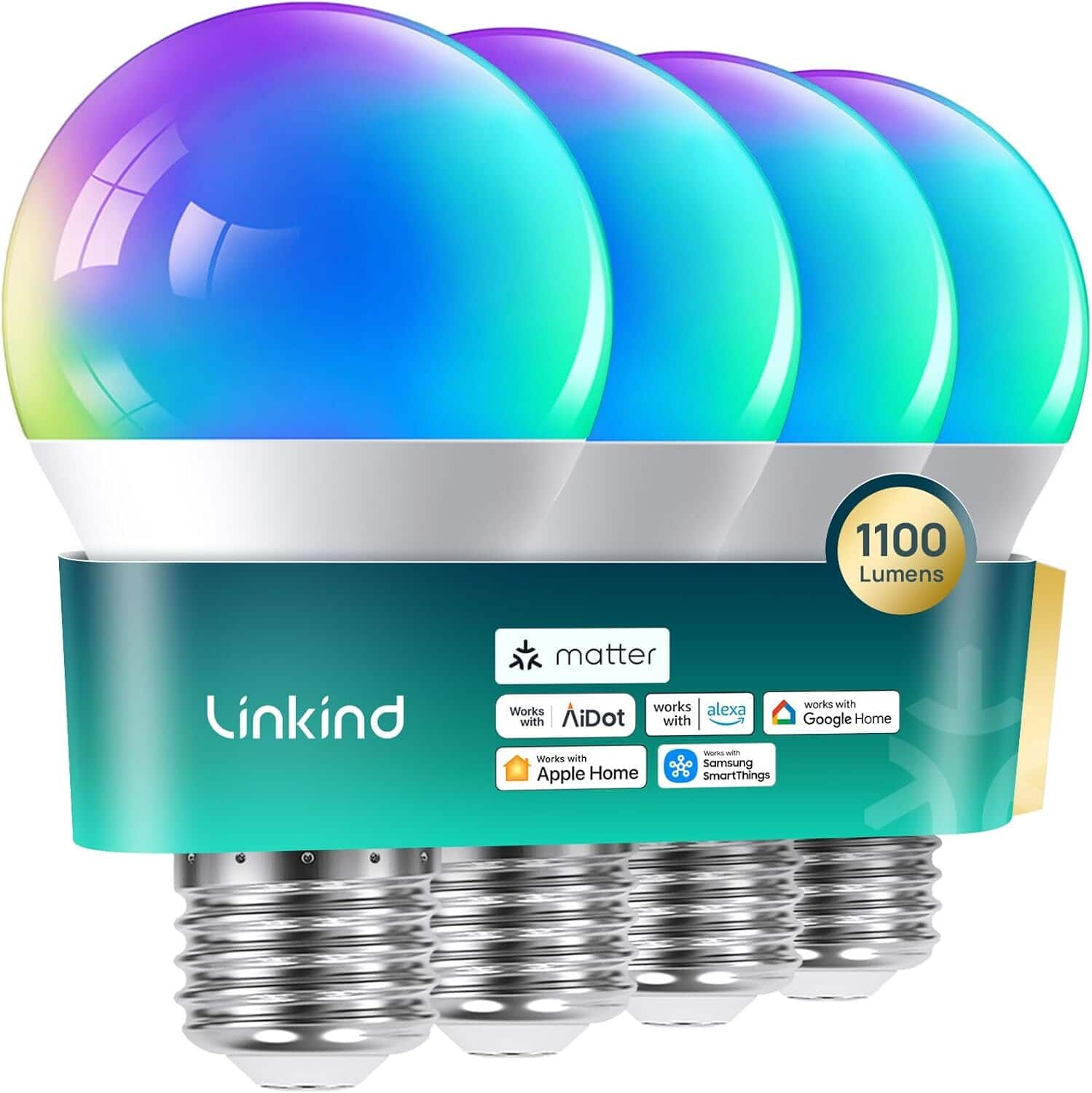1100 Lumens

Linkind

matter

Works with AiDot

Works with Alexa

Works with Google Home

Works with Samsung SmartThings

Works with Apple Home