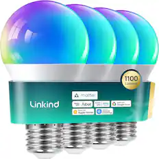 1100 Lumens
Linkind
matter
Works with AiDot
Works with Alexa
Works with Google Home
Works with Samsung SmartThings
Works with Apple Home
