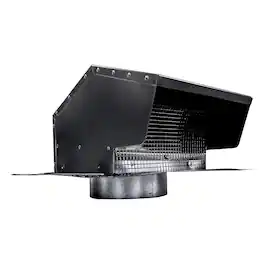 Builder's Best - Galvanized Steel Roof Vent Cap with 6" Collar & Removable Screen