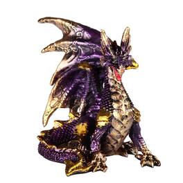 FC Design - 3.75"W Dragon Figurine Statue Office/Computer Desk Tabletop Medieval Gaming Home Decor Gift - Multi-Color