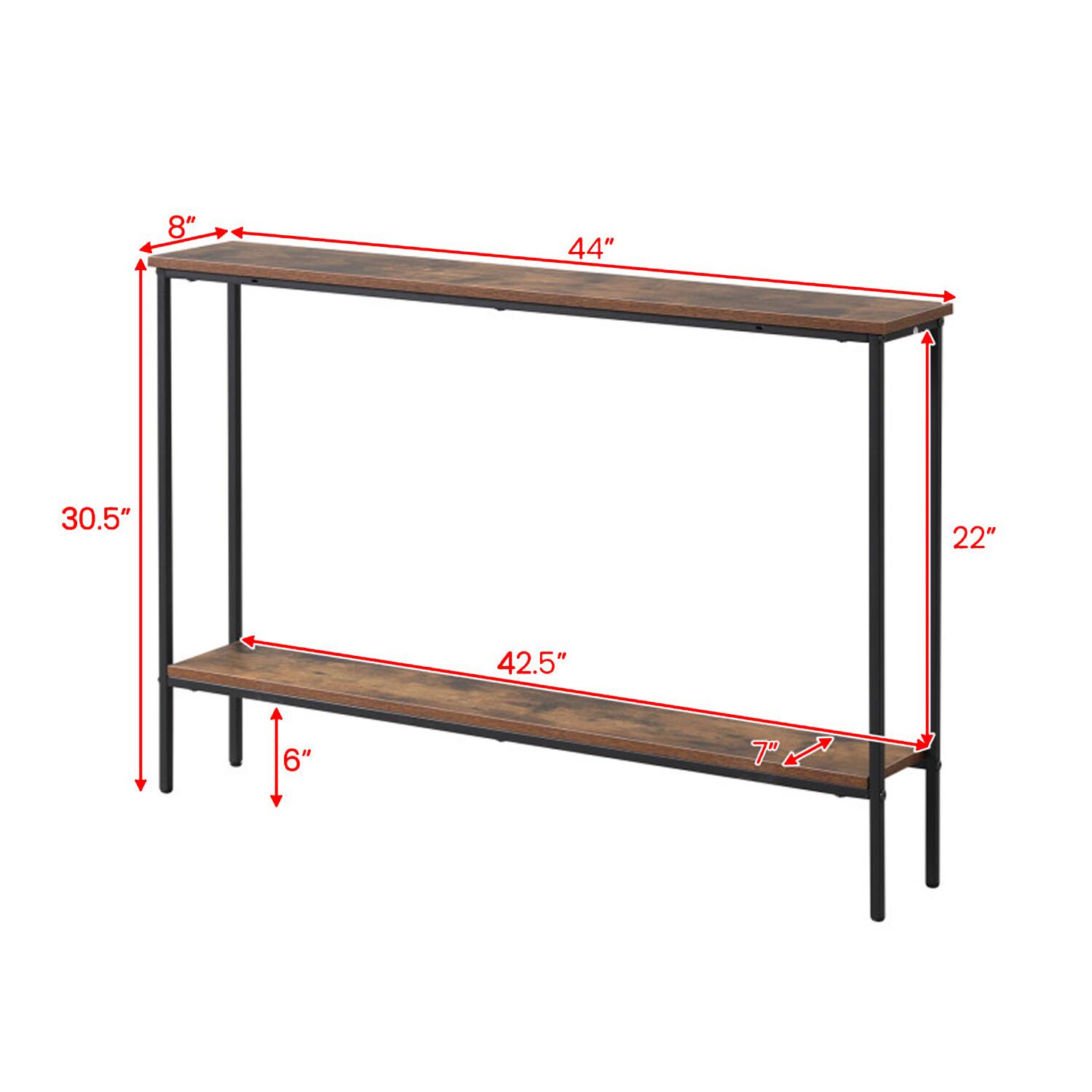 8" 44" 30.5" 22" 42.5" 6" 7"