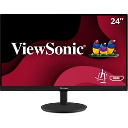 ViewSonic - Refurbished Excellent - VA2447-MHJ 23.8" LCD FHD Monitor (DisplayPort VGA, HDMI) - Black