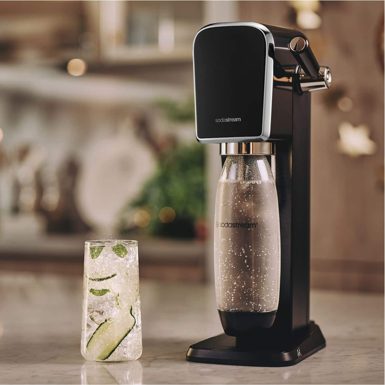 SodaStream Revolution Electric Sparkling Water Soda hot Maker RVLTN001 New Open Box