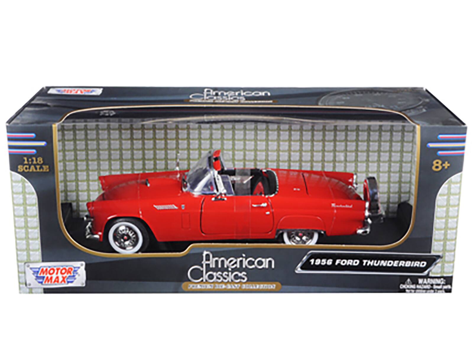 American Classics 1:18 SCALE 8+ MOTOR MAX American Classics 1956 FORD THUNDERBIRD