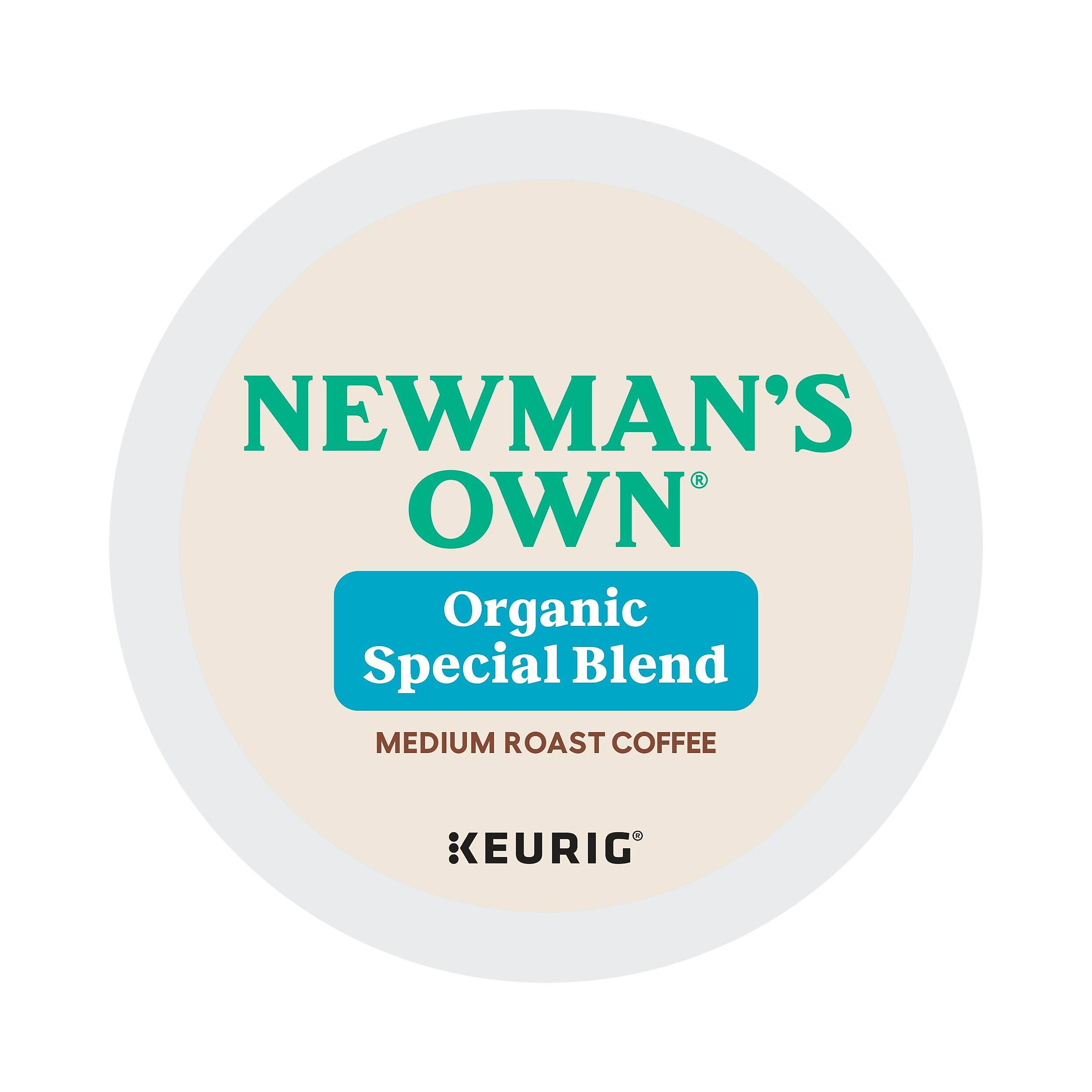 NEWMAN'S OWN Organic Special Blend MEDIUM ROAST COFFEE  
KEURIG