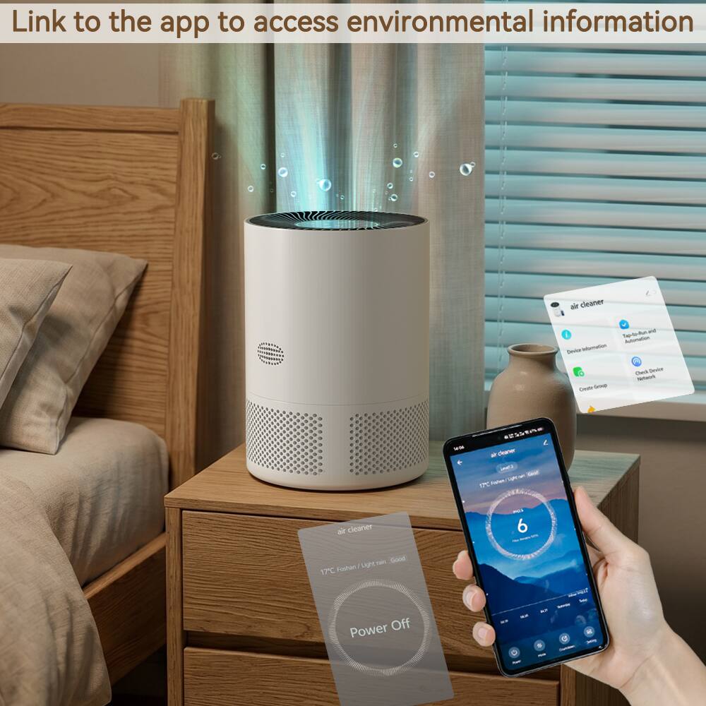 Link to the app to access environmental information

air cleaner

1PC air cleaner - 6 - Good Foshn

Light 17C Power Off