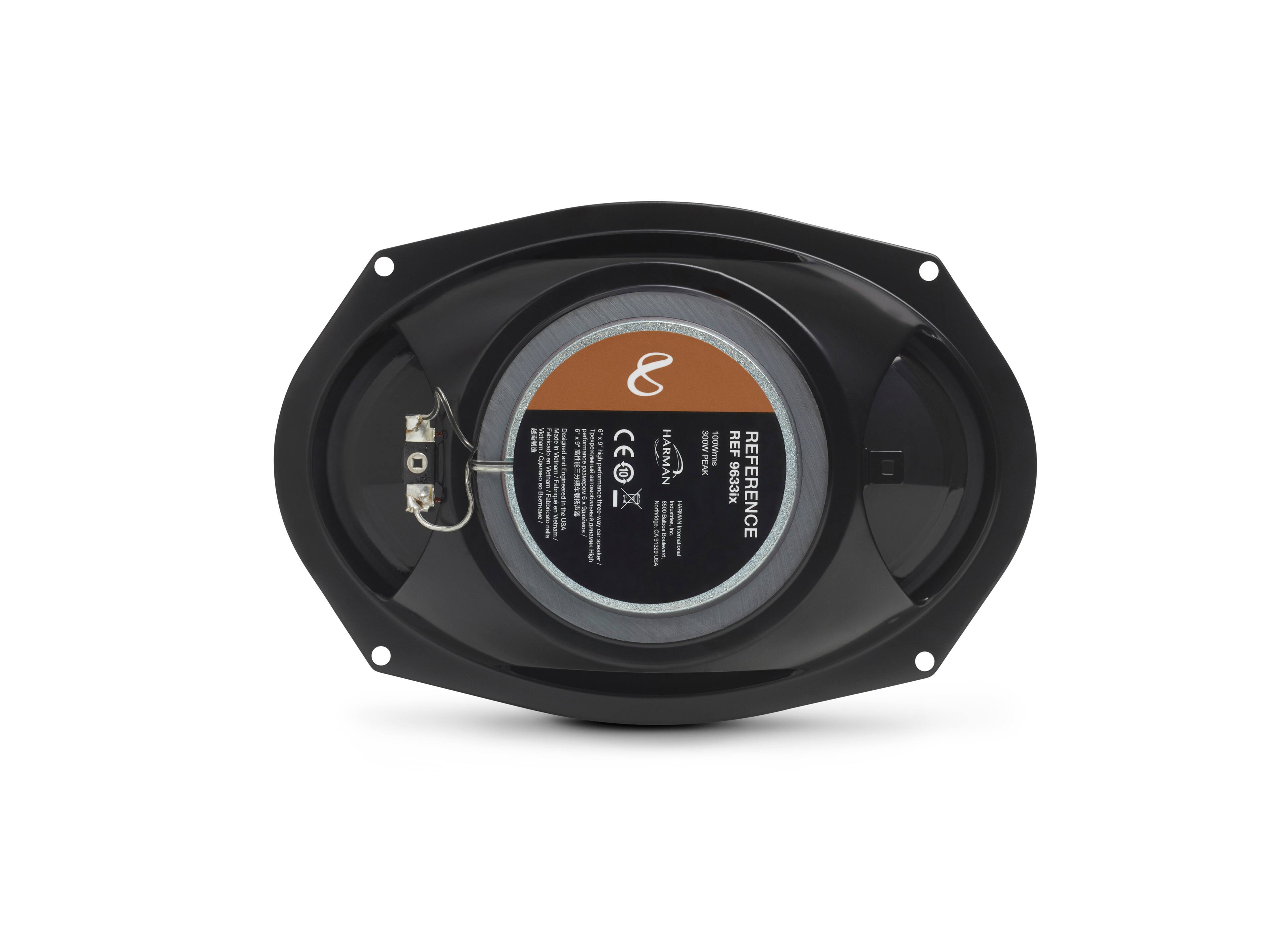 I am the CEO of HARMAN  
300W 100W  
PEAK REFERENCE  
9633ix  
REFERENCE