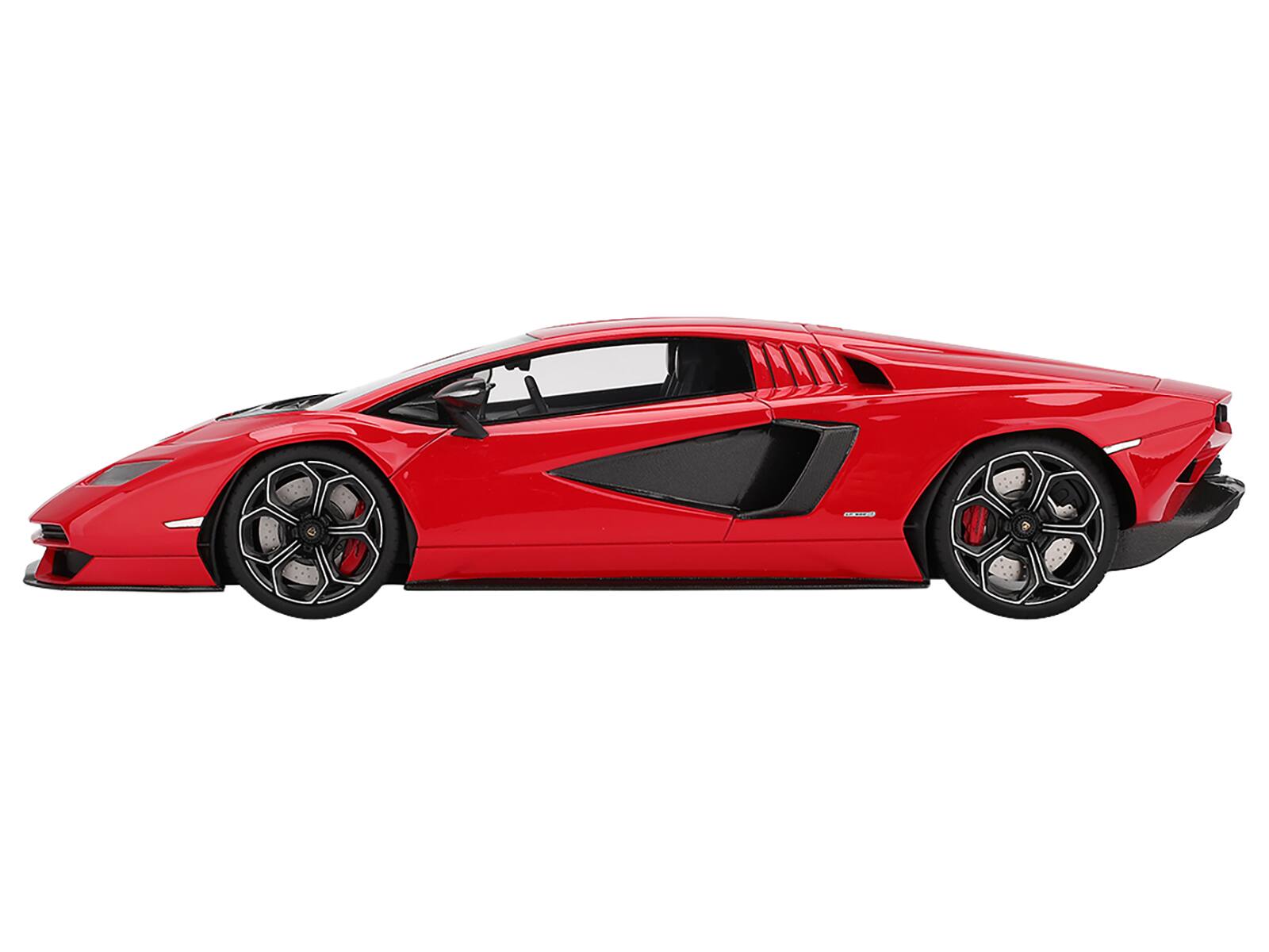 Alt View 2. Top Speed - Lamborghini Countach LPI 800-4 Rosso Mars Red 1/18 Model Car by Top Speed.