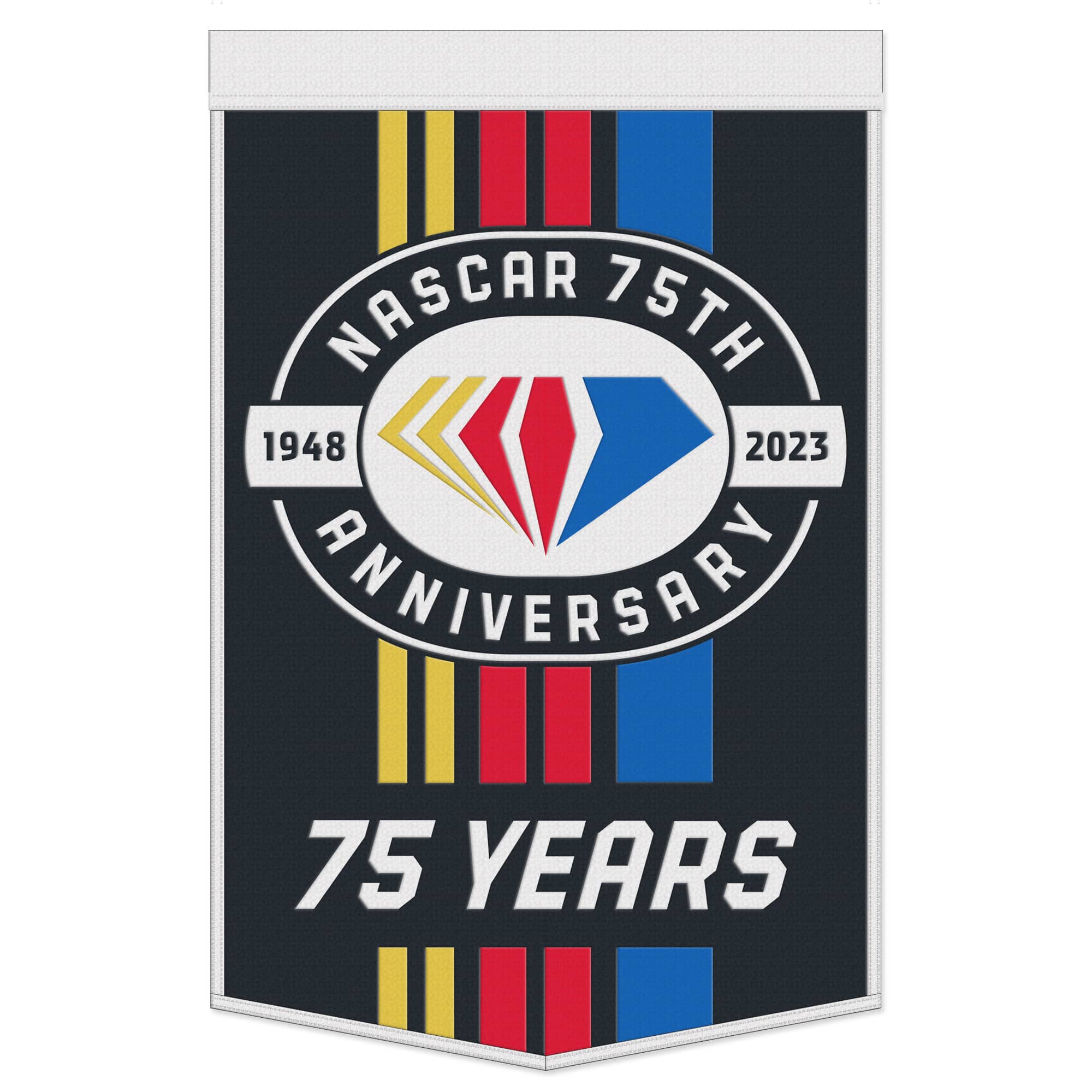 WinCraft - NASCAR 75th Anniversary 24'' x 38'' Wool Banner - Multicolor