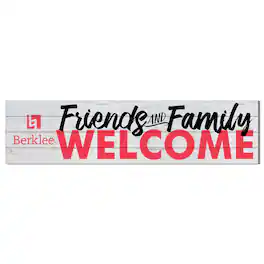 Jardine - Berklee College of Music 10'' x 40'' Friends & Family Welcome Sign - White