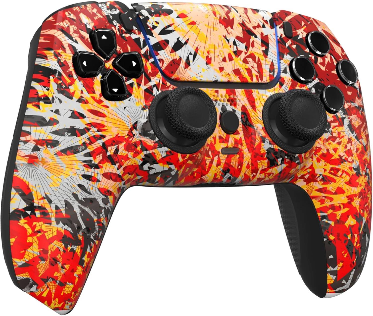Left. Custom Controllerzz - Custom Wireless Controller for PS5 - Solar Flare.
