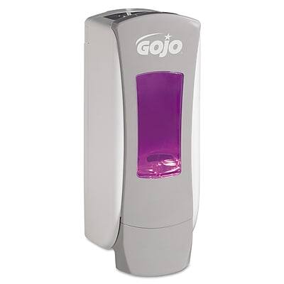 Alt View 3. GOJO - ADX12 Wall Mounted Hand Soap Dispenser - Gray/Silver.
