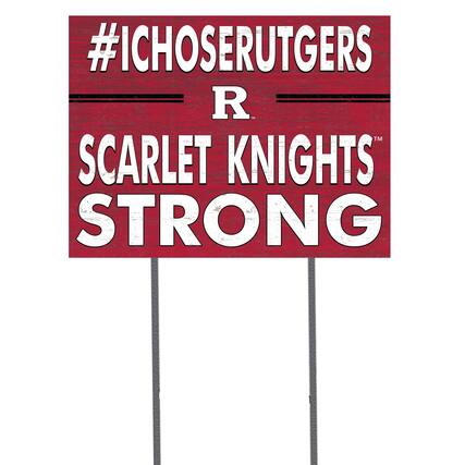 #ICHOSERUTGERS
R
SCARLET KNIGHTS
STRONG