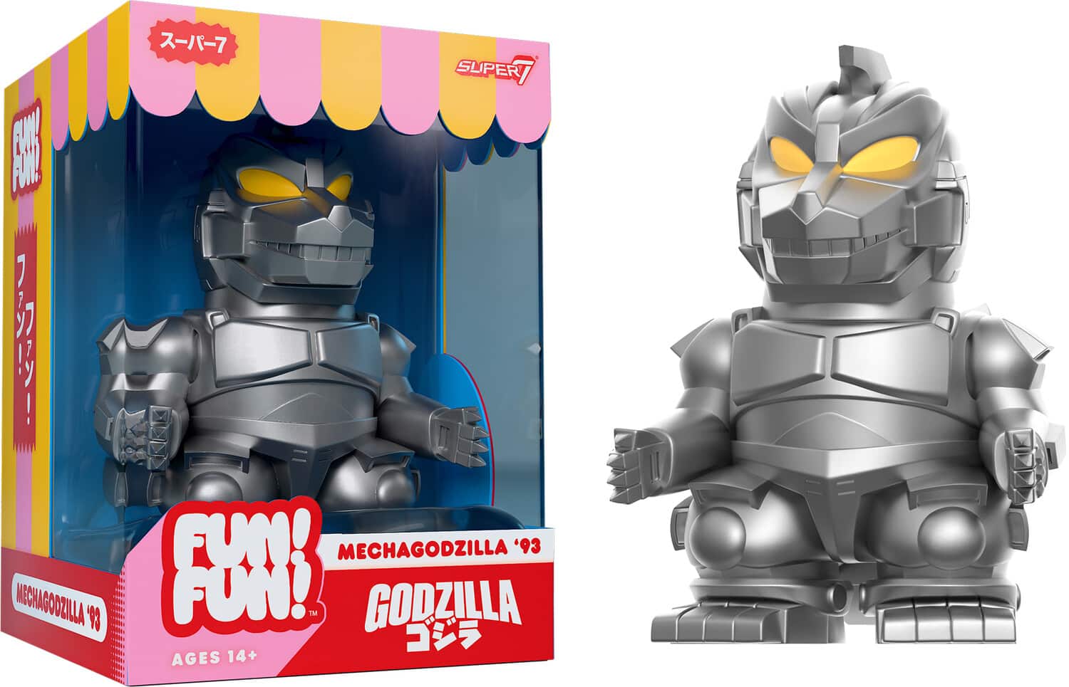 Super7 - Toho - Fun! Fun! Wv1 - Mechagodzilla (90s) - COLLECTABLES - Multicolor