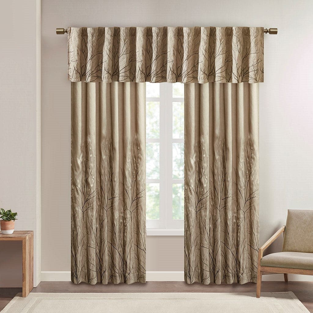 BreeBe - Curtain Panel(Only 1 Pc Panel) - Brown