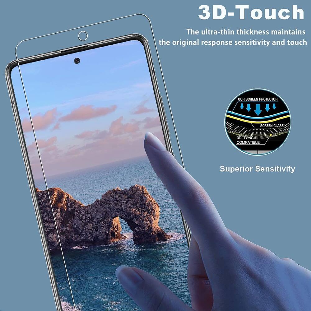 3D-Touch  
The ultra-thin thickness maintains the original response sensitivity and touch  

OUR SCREEN PROTECTOR  
SCREEN GLASS  
3D-TOUCH COMPATIBLE  

Superior Sensitivity