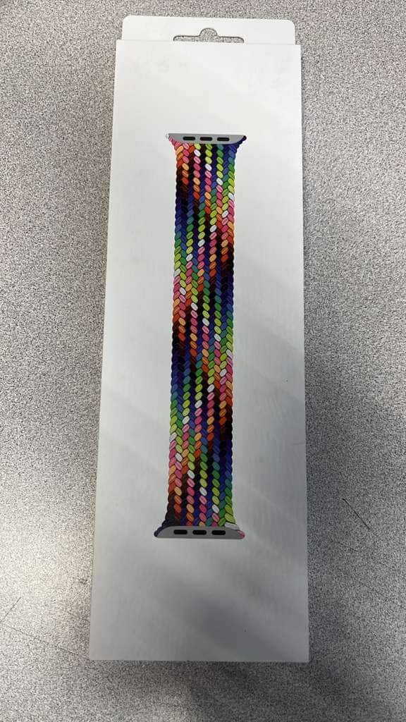 Apple - Watch Band BRAIDED SOLO LOOP 41MM WATCH BAND PRIDEEDITION MX3U3AM/A SZ 8 - Multicolor