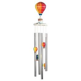 FC Design - 23" Long Air Balloon Round Top Wind Chime Outdoor Patio or Garden Hanging Decoration - Multi-Color