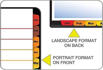 LANDSCAPE FORMAT ON BACK  
PORTRAIT FORMAT ON FRONT  

Jan Feb Mar Apr May