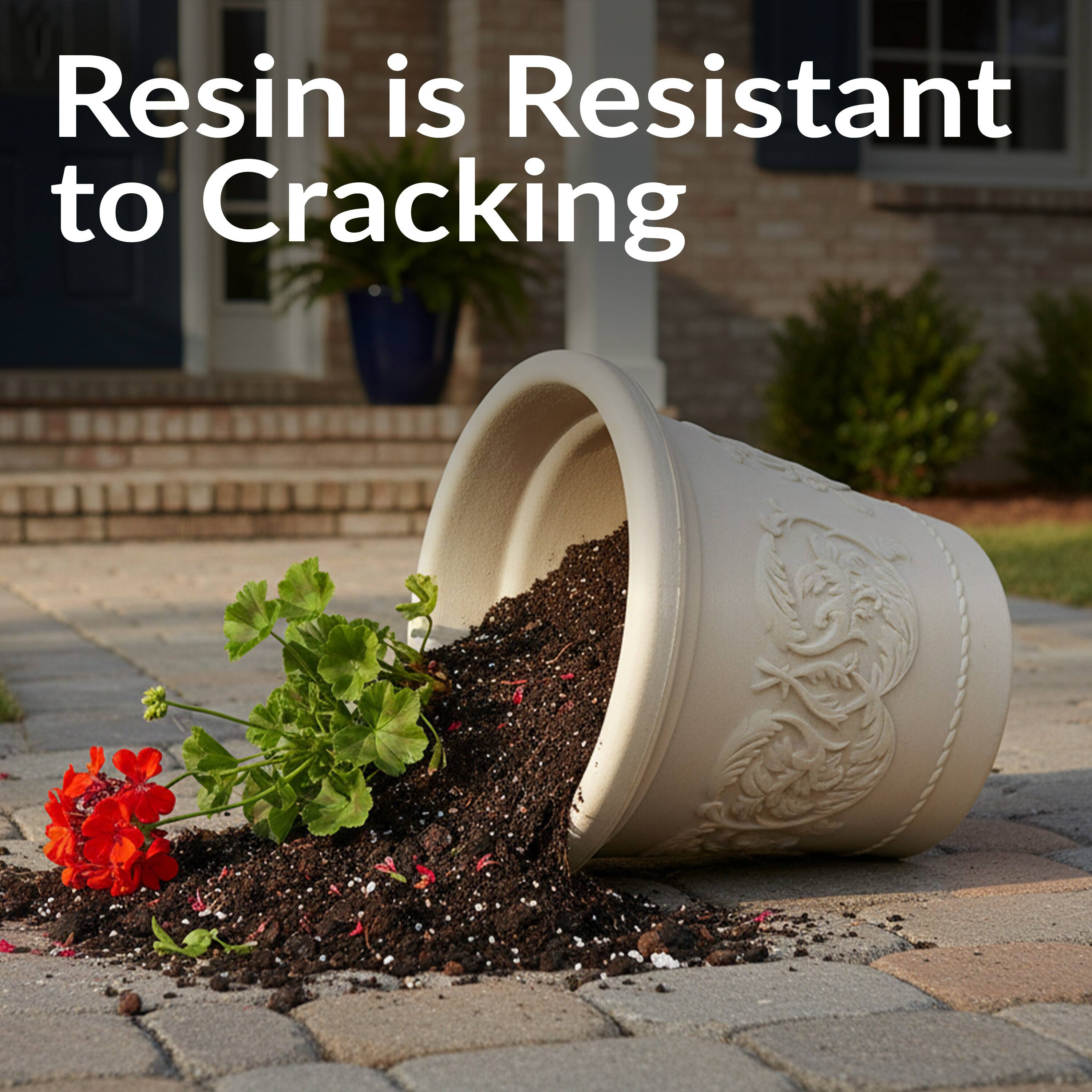 Resin is Resistant to Cracking