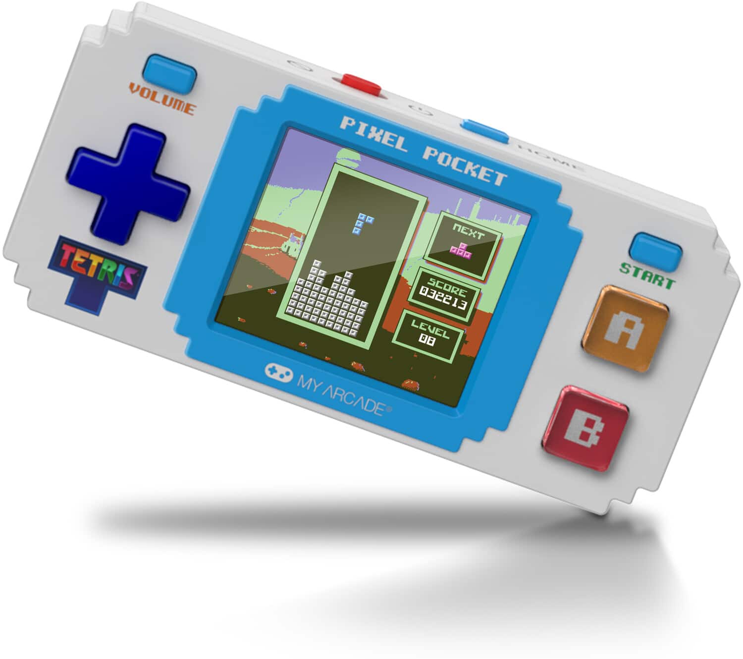 MyArcade DGUNL-7083 Pixel Pocket Tetris Mini Portable Gaming System - GAMES ACCESSORIES - Other