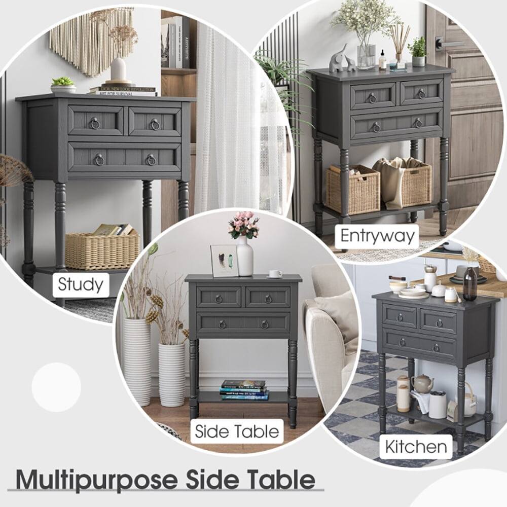 Entryway  
Study  
Side Table  
Kitchen  

Multipurpose Side Table