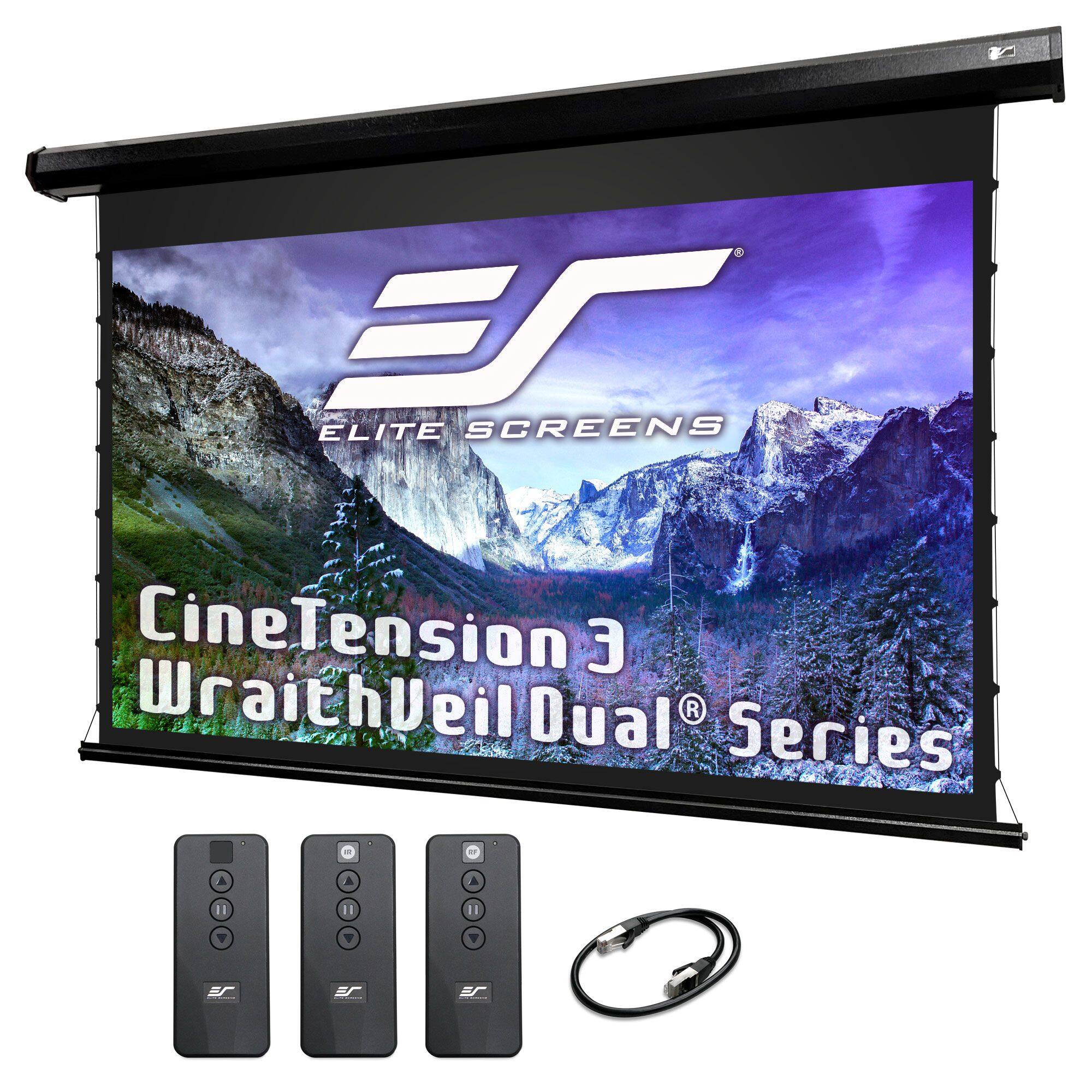 EF ELITE SCREENS CineTension 3 WraithVeil Dual Series