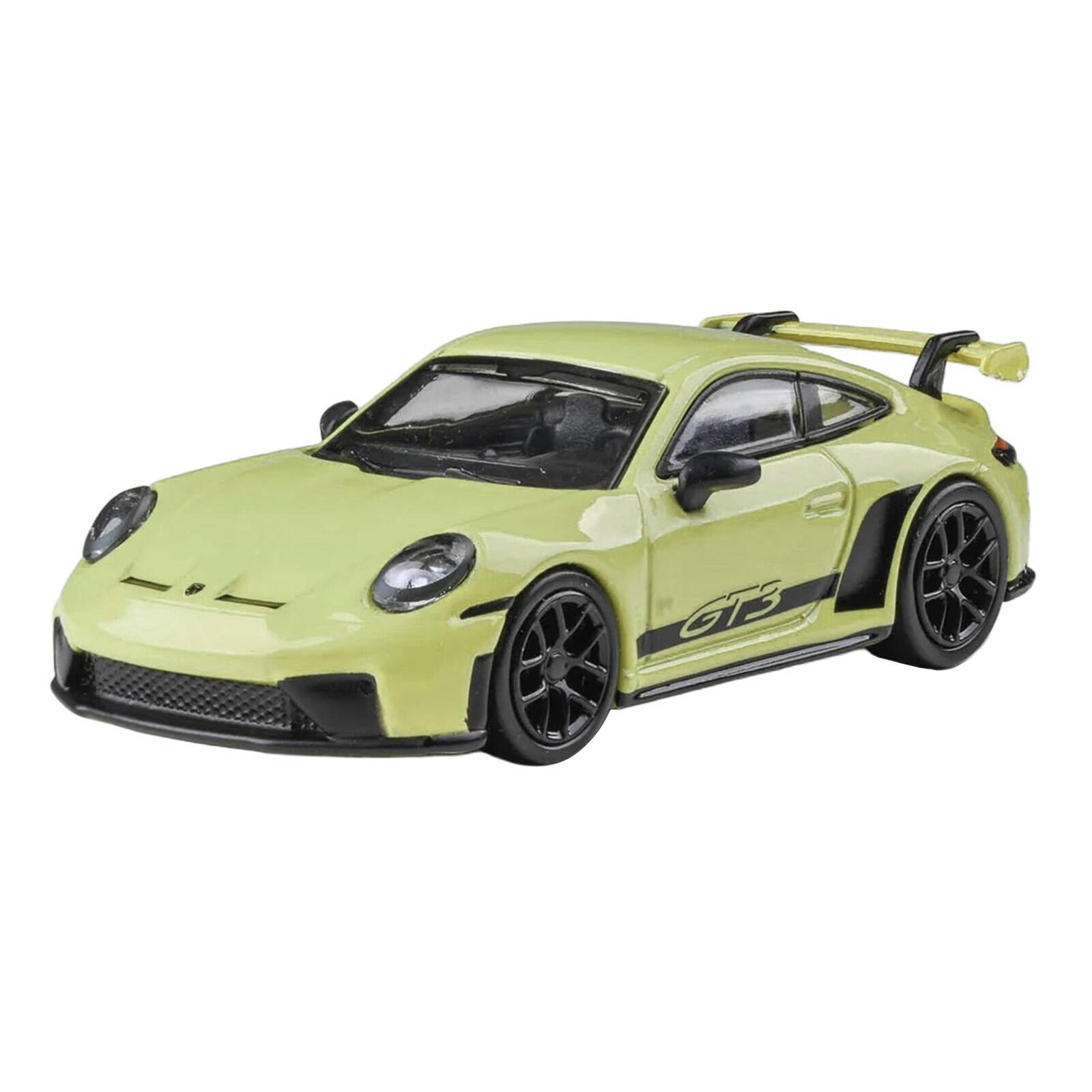Alt View 2. Paragon - 2025 Porsche 911 GT3 (992.2) Cartagena Yellow with Black Stripes 1/64 Diecast Model Car by Paragon Models.