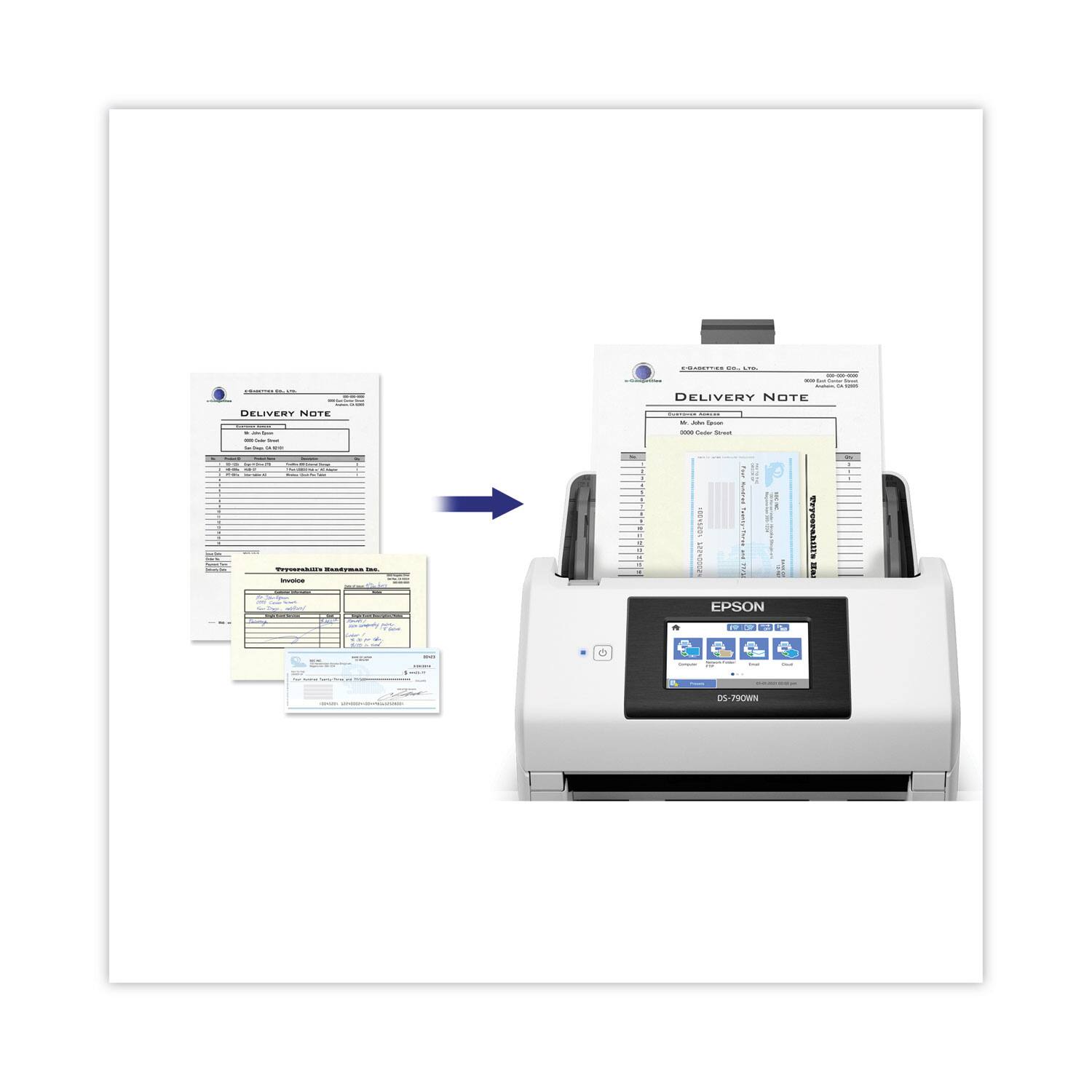 DELIVERY NOTE

DELIVERY NOTE

EPSON

DS-790WN