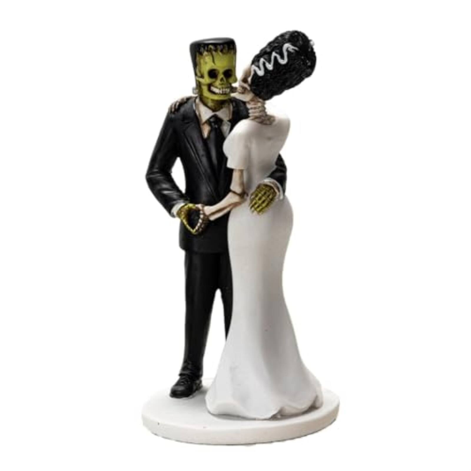 Back. Pacific Trading - Eternal Love Frankenstein and Bride Figurine Wedding or Anniversary Collectible Figurine 7 inch.