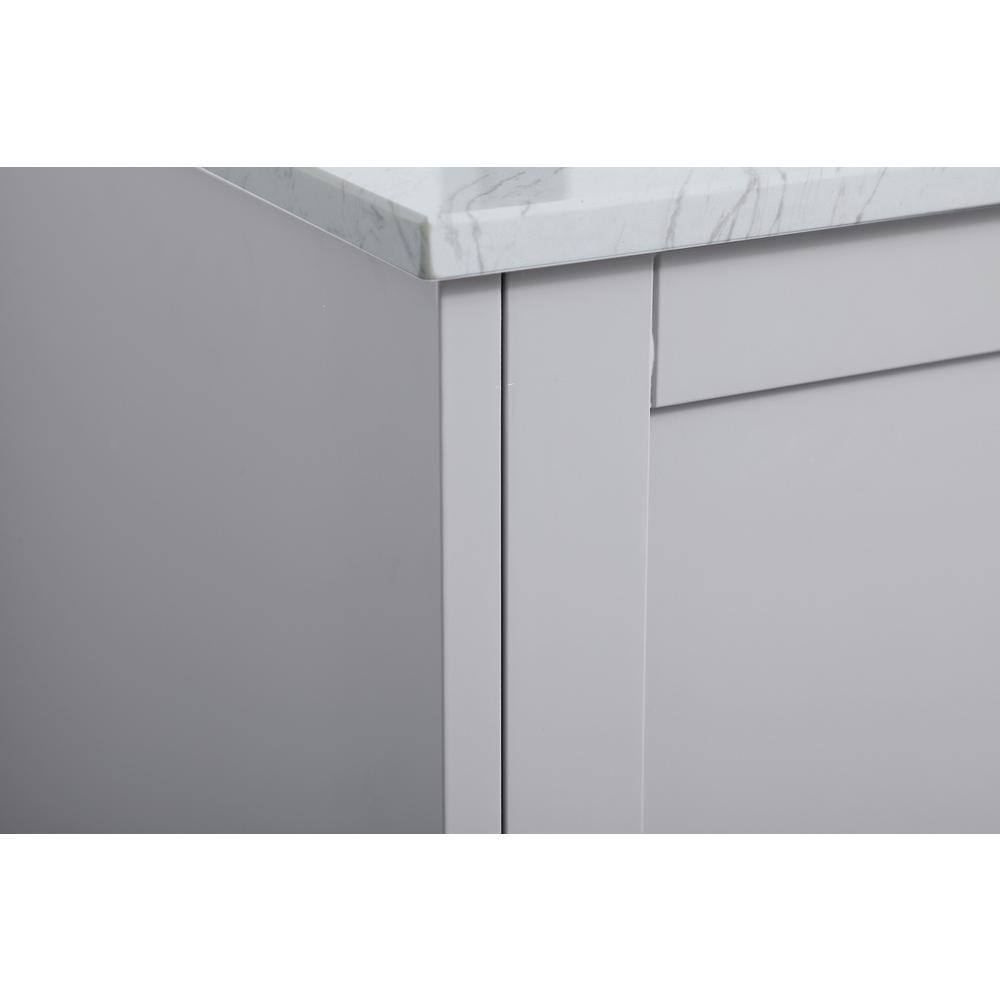 Alt View 8. Elegant Kitchen and Bath - 18 inch Single Bathroom Vanity in Grey - Grey.