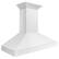 Alt View 11. ZLINE - ZLINE 48 in. Wooden Wall Mount Range Hood (KBWW-48) - Smooth Bright White Finish.
